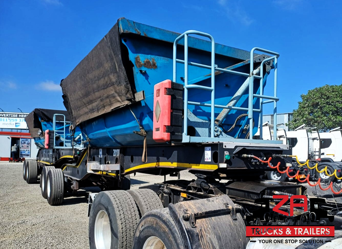 2021 AFRIT 18 CUBE SIDE TIPPER TRAILER #53333